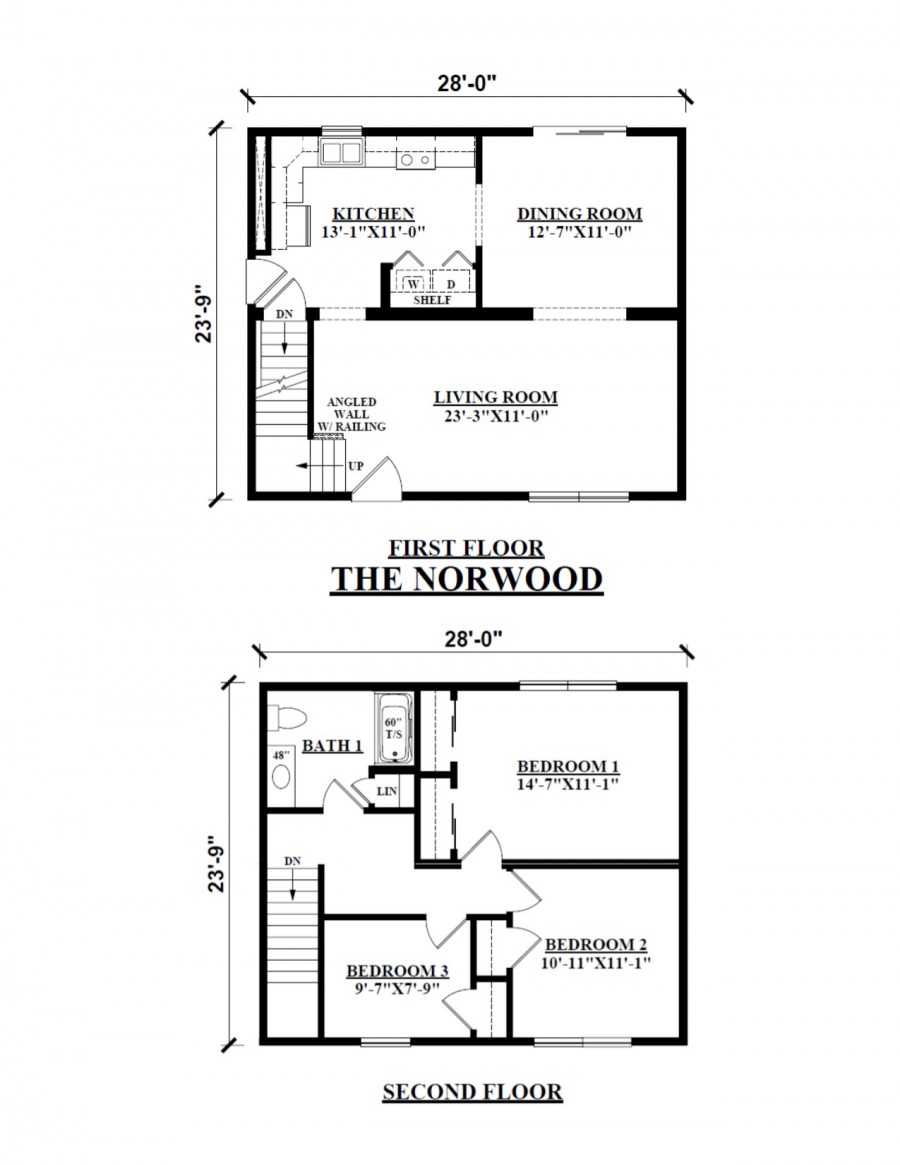Two Story Floor Plans - Kintner Modular Homes Builder, Pennsylvania ...