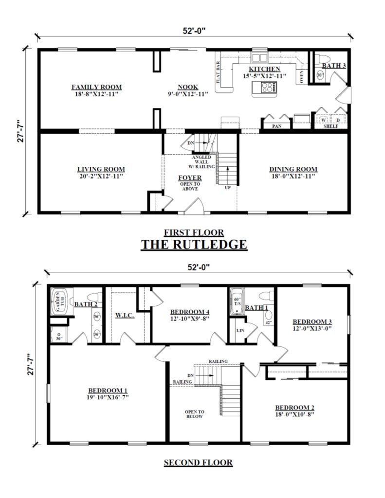 Two Story Floor Plans - Kintner Modular Home Builder, Pennsylvania Quality  Prefab Contractor